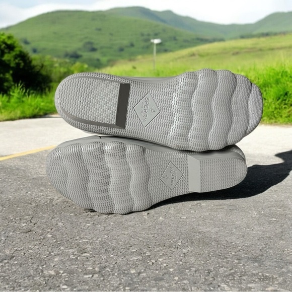 🌻NEW Sperry Gray Saltwater Wool Duck Boot Women's Size 6 - Picture 10 of 11